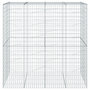 Voir la diapositive 3 : VIDAXL Panier gabion avec couvercle 200x100x200 cm fer galvanise