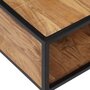 VIDAXL Table basse 70x70x32 cm Bois solide d'acacia