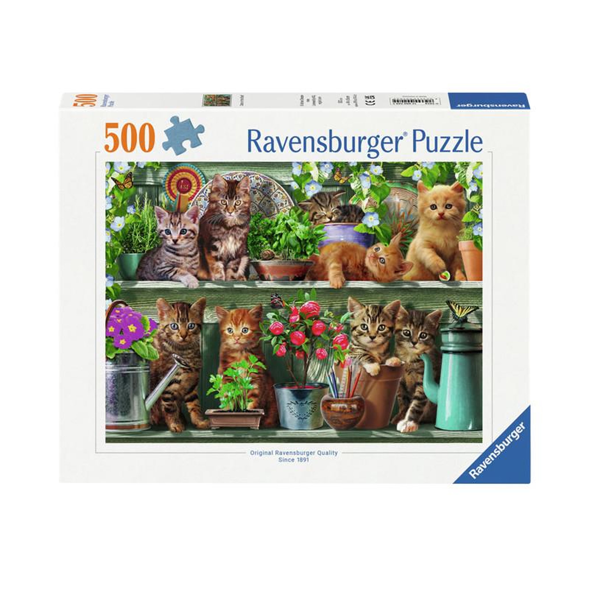 RAVENSBURGER Ravensburger - Jigsaw Puzzle Kittens in the Rack, 500 pcs. 120002055