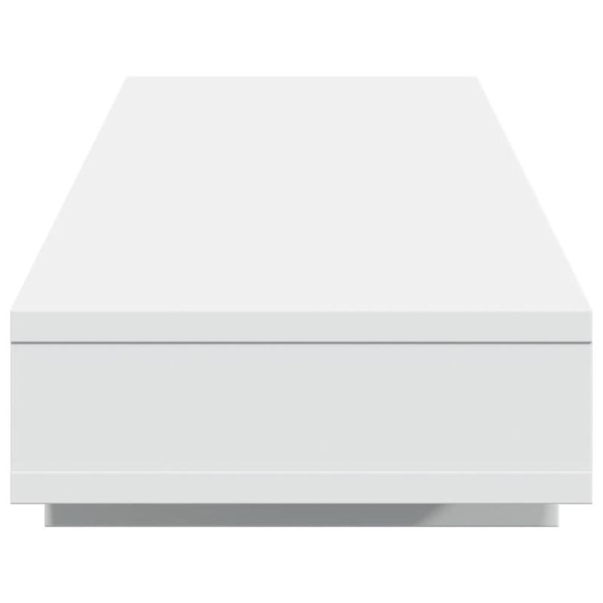 Voir la diapositive 5 : VIDAXL Support de moniteur blanc 100x27x15 cm bois d ingénierie