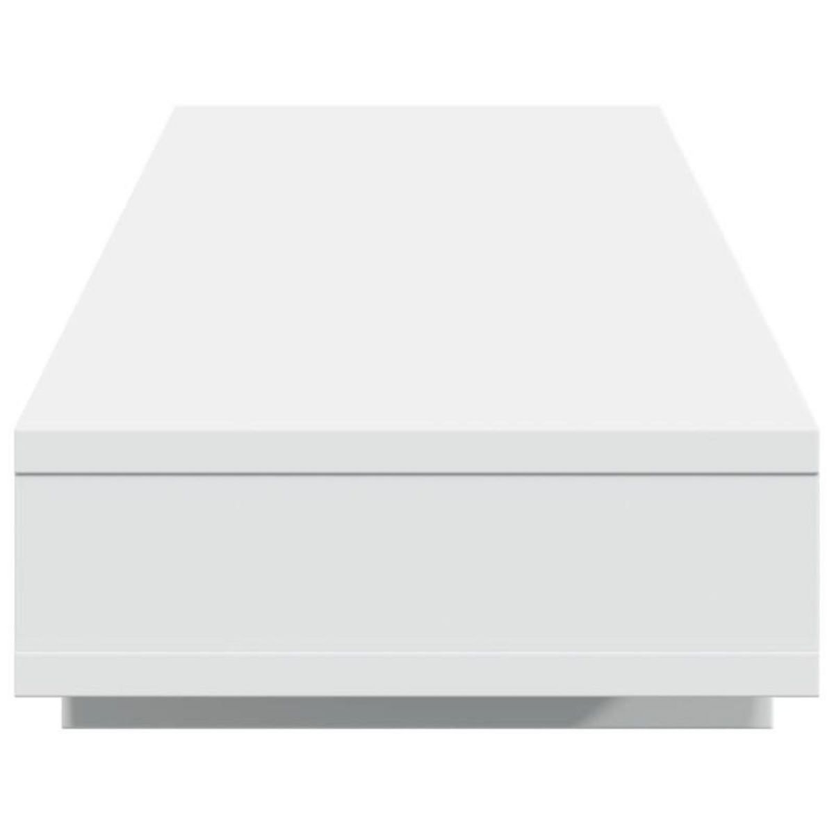 VIDAXL Support de moniteur blanc 100x27x15 cm bois d ingénierie