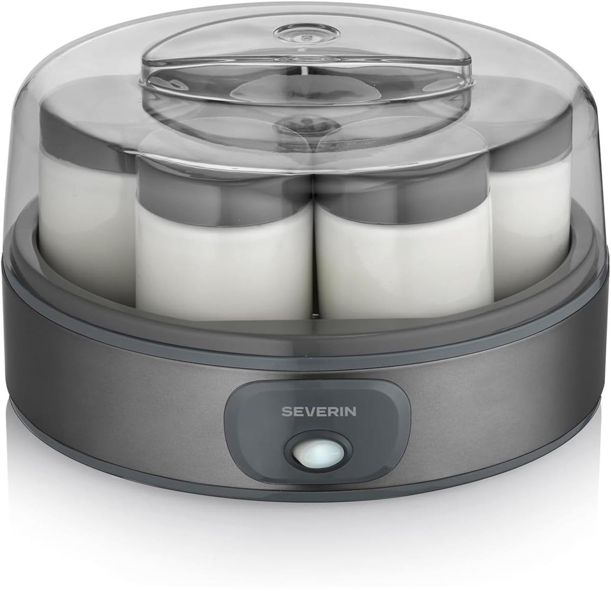 Voir la diapositive 2 : SEVERIN Yaourtière 7 pots de 150ml 18w - jg3510