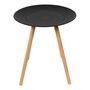 Voir la diapositive 3 : Paris Prix Lot de 2 Tables Gigognes  Relief  49cm Noir