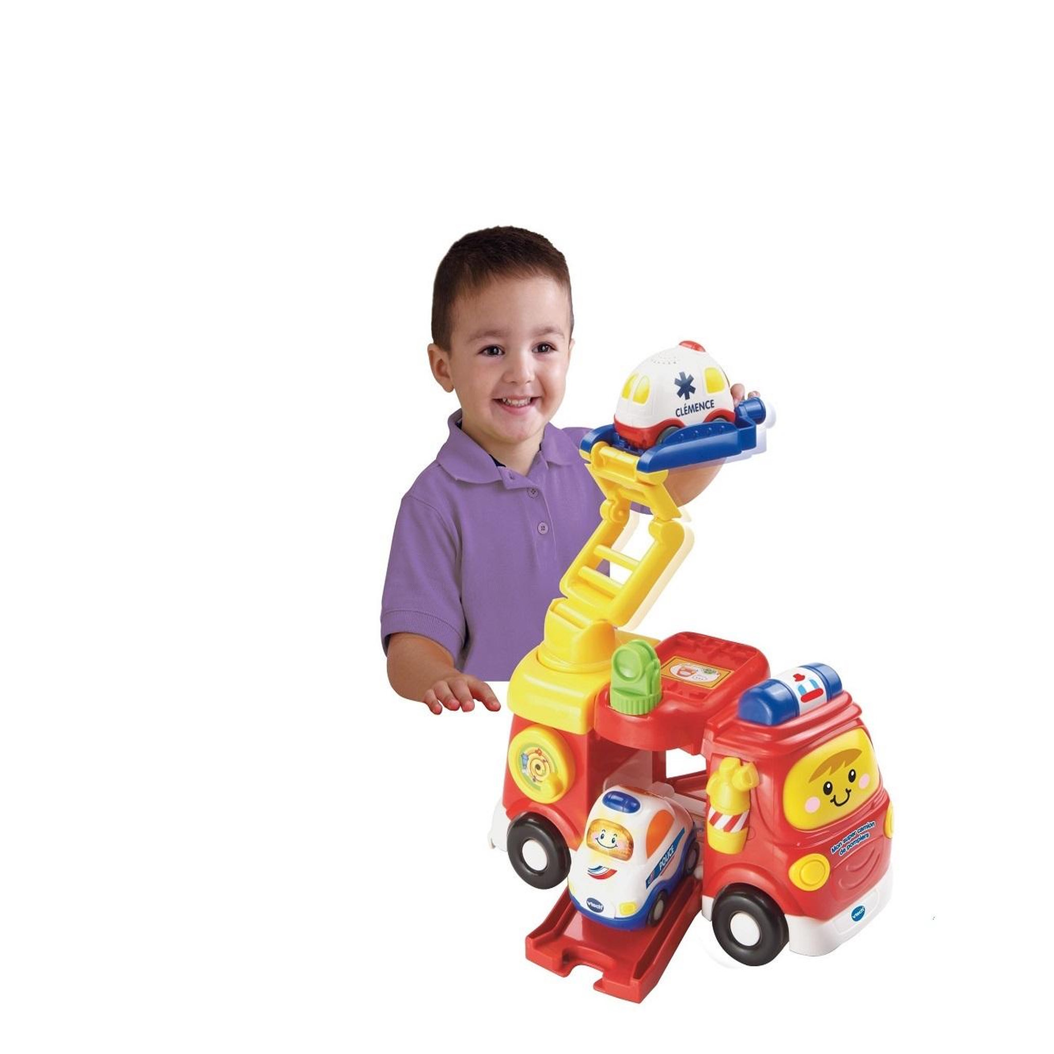 Voir la diapositive 3 : VTECH Mon super camion de pompiers - Tut Tut Bolides 
