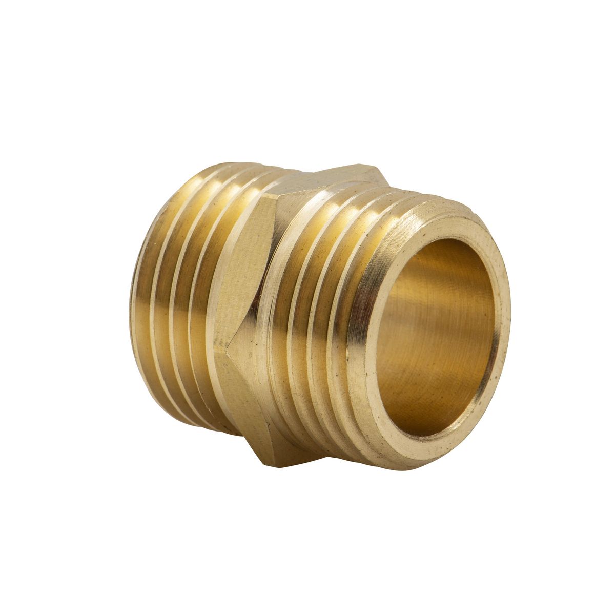 RAIN Raccord manchon laiton mâle - mâle 1-2