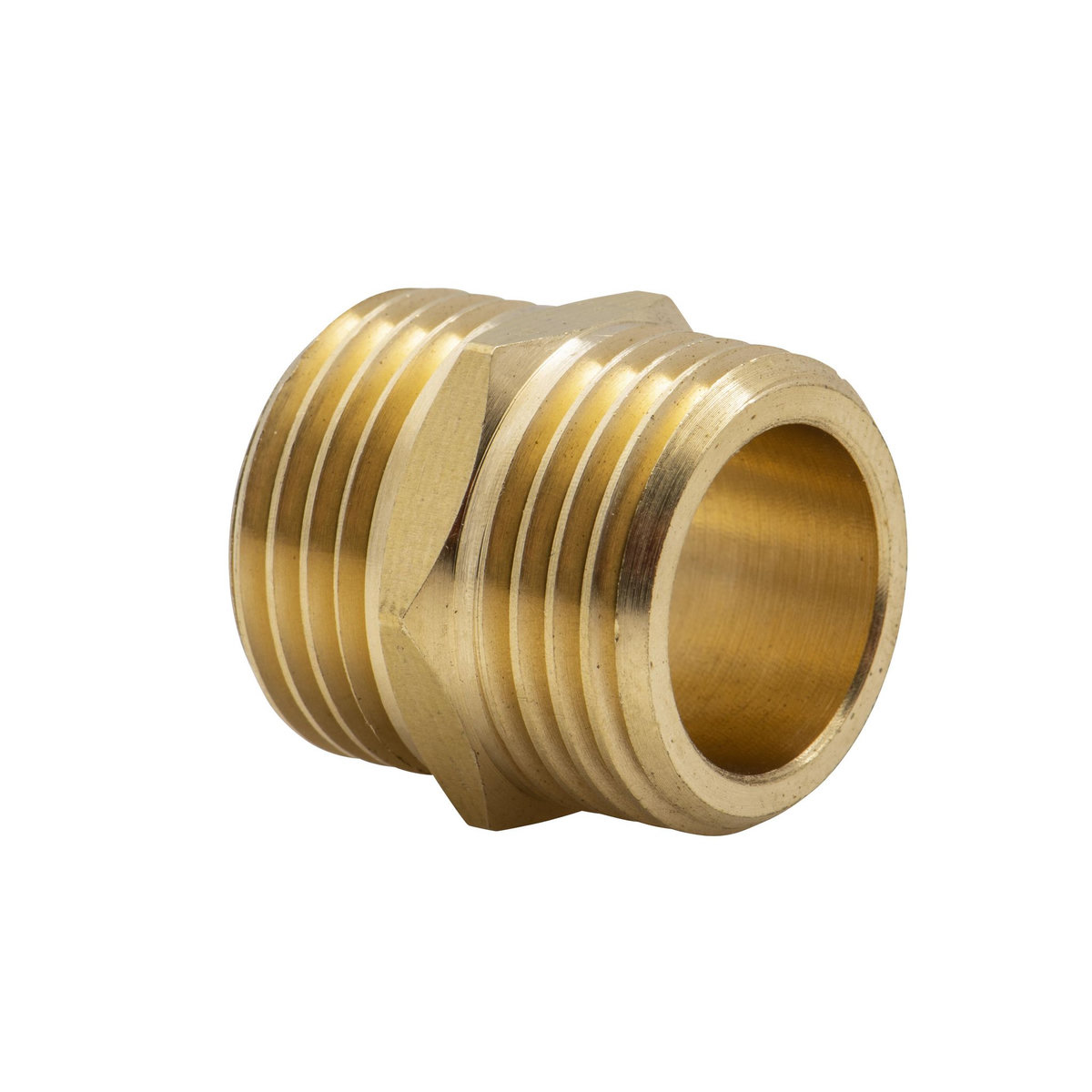 RAIN Raccord manchon laiton mâle - mâle 1-2