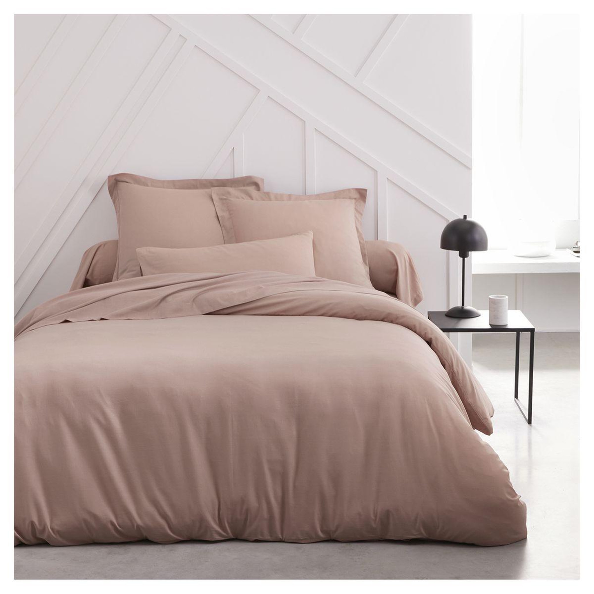 Voir la diapositive 1 : TODAY Housse de Couette unie en Coton 57 fils