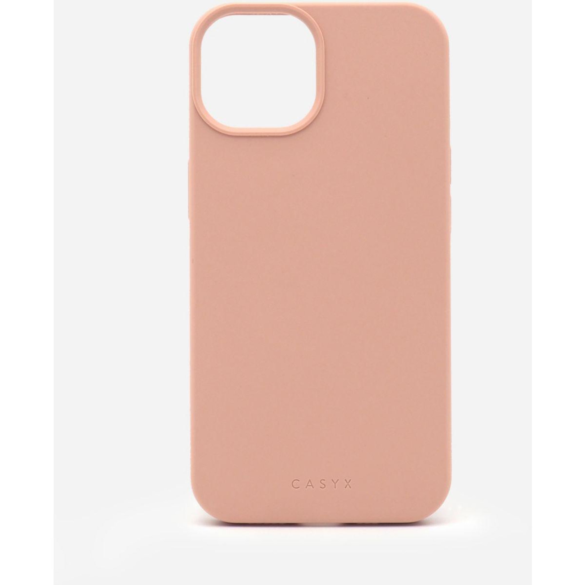 CASYX Coque iPhone 14 Plus silicone Rose MagSafe