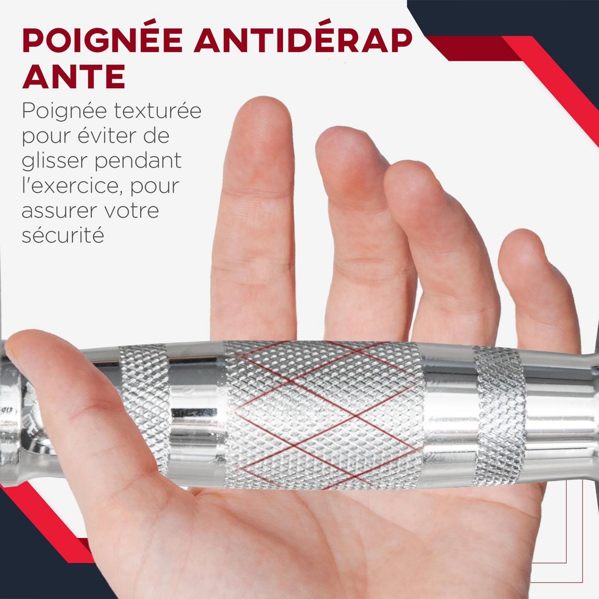 HOMCOM Ensemble d'haltères courtes total 16 Kg - entraînement musculaire & haltérophilie - acier caoutchouc noir