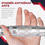 Voir la diapositive 5 : HOMCOM Ensemble d'haltères courtes total 16 Kg - entraînement musculaire & haltérophilie - acier caoutchouc noir
