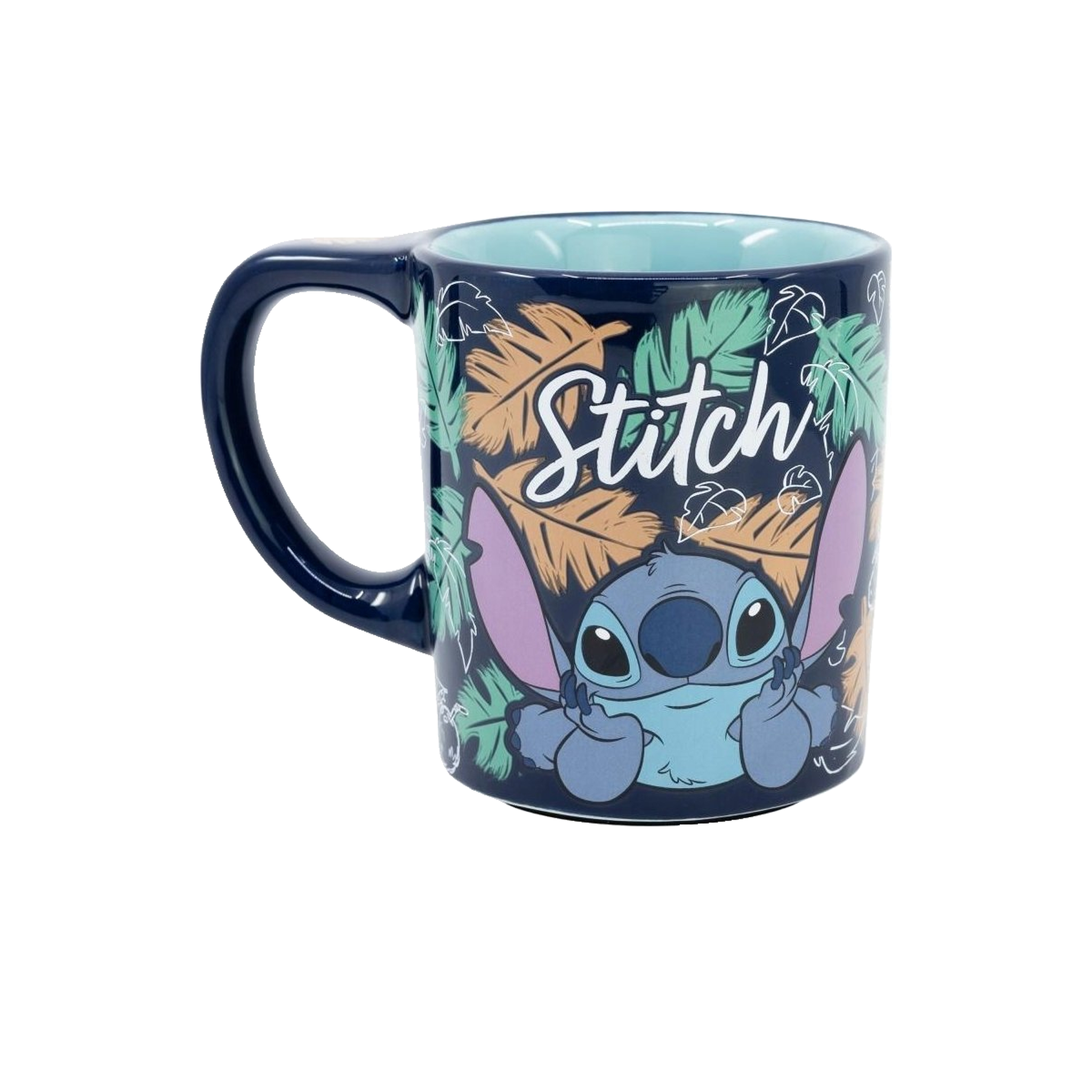 Voir la diapositive 2 : DISNEY Mug Disney stitch dropsafe 300 ml bleue