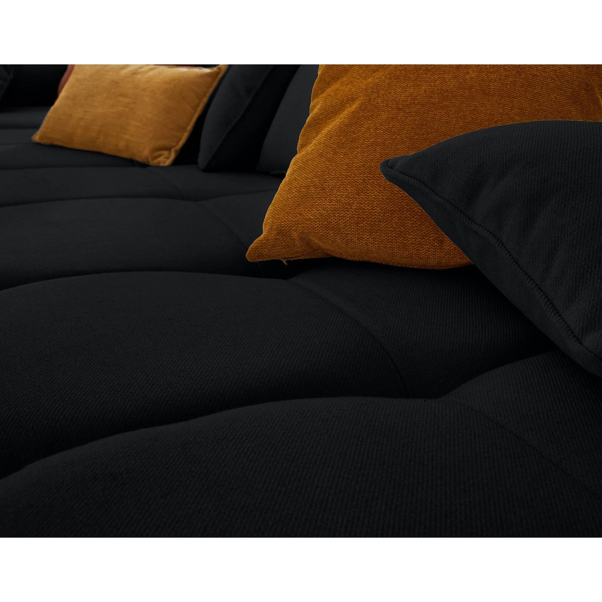 LISA DESIGN Caracas - canapé modulable d'angle gauche - 4 places - en tissu
