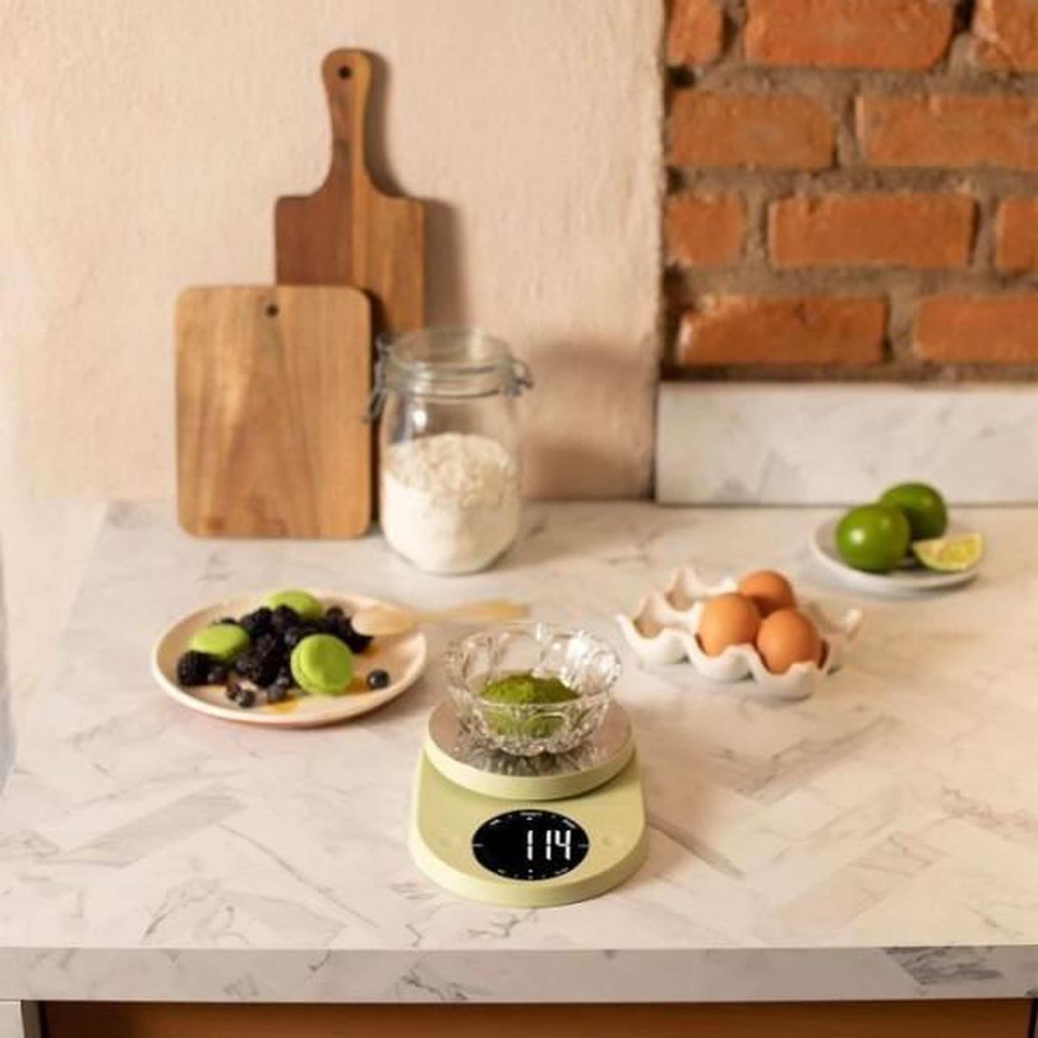 Voir la diapositive 6 : LIVOO Balance de Cuisine Electronique de Precision  - LIVOO - DOM493M - Max. 5 kg - 4 unités de mesure - Touches sensitives - Ecran LCD rétroécl