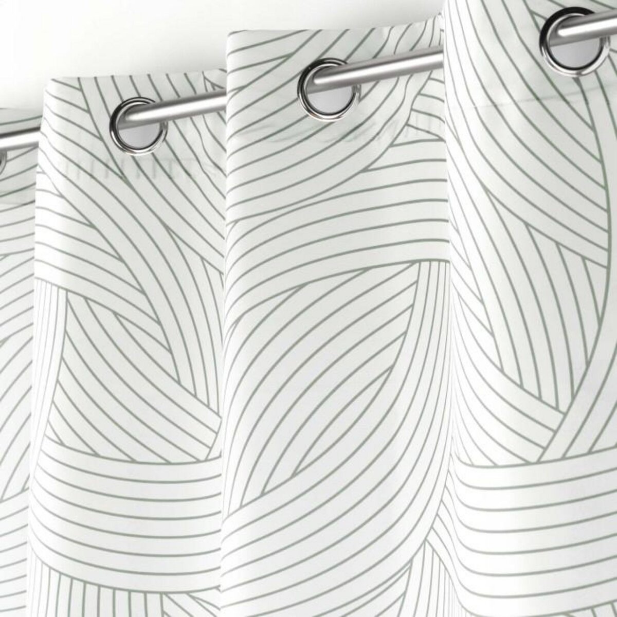 Paris Prix Rideau à Œillets Imprimé  Linea  140x260cm Blanc