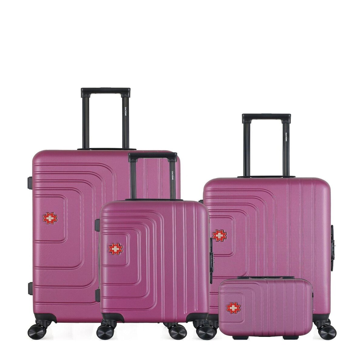 SWISS KOPPER SWISS KOPPER - LOT DE 4 - Valises grand format, weekend, cabine et vanity RUTI
