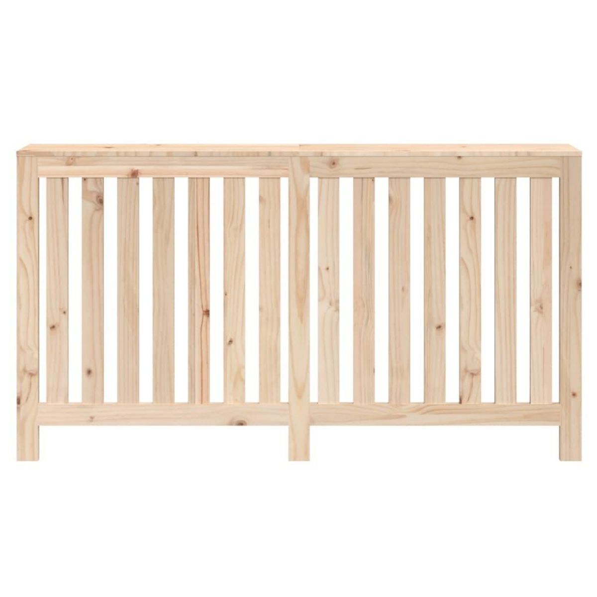 VIDAXL Cache-radiateur 153x19x84 cm Bois massif de pin