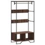 Voir la diapositive 2 : VIDAXL Armoire chêne marron 90x50x180 cm bois d ingénierie