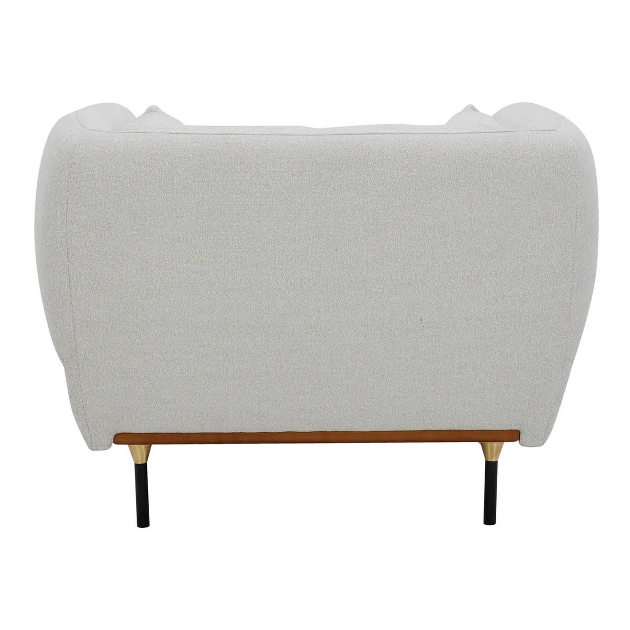 Voir la diapositive 2 : ATMOSPHERA Fauteuil design  isée  113cm gris clair