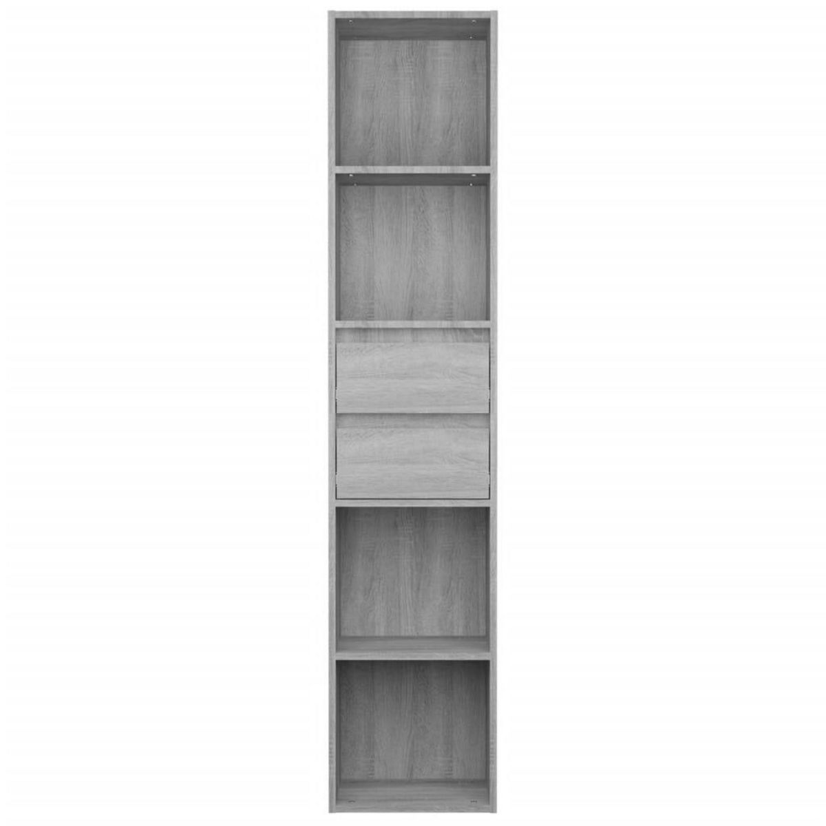 VIDAXL Bibliotheque Sonoma gris 36x30x171 cm Bois d'ingenierie
