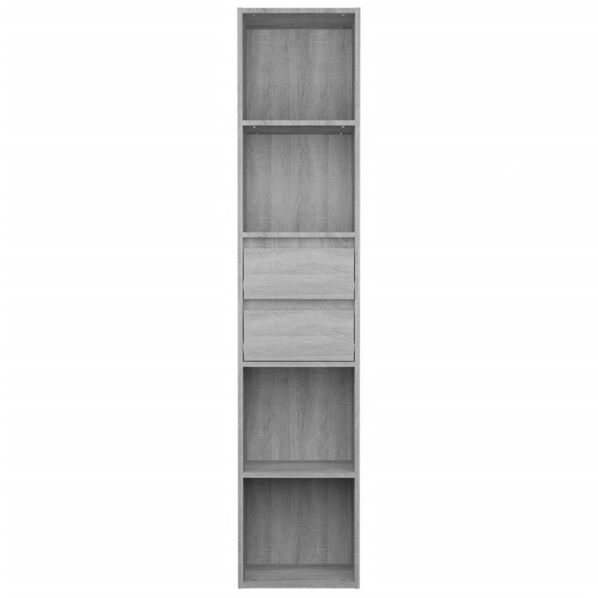 VIDAXL Bibliotheque Sonoma gris 36x30x171 cm Bois d'ingenierie