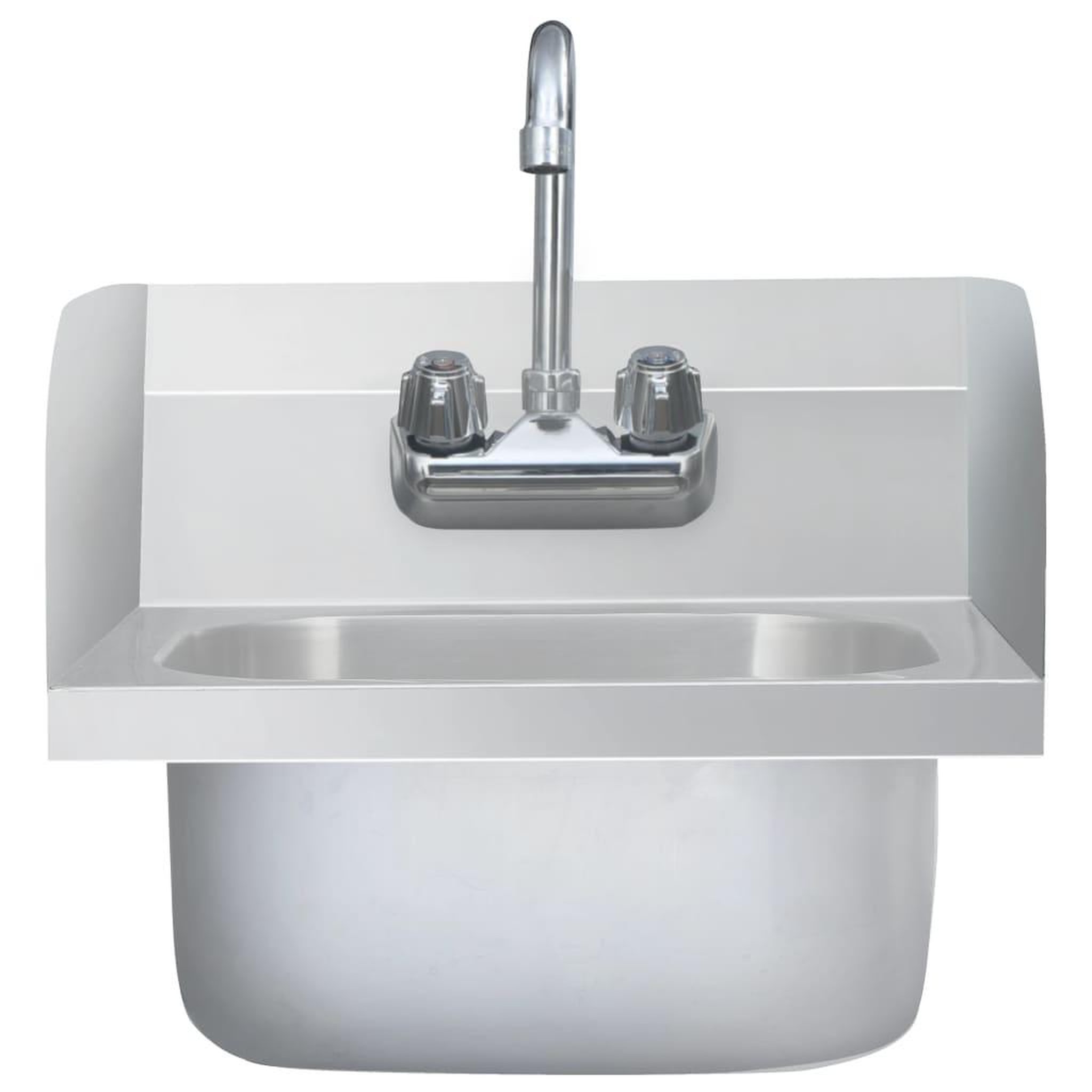 Voir la diapositive 3 : VIDAXL Lavabo commercial de lavage des mains avec robinet Inox
