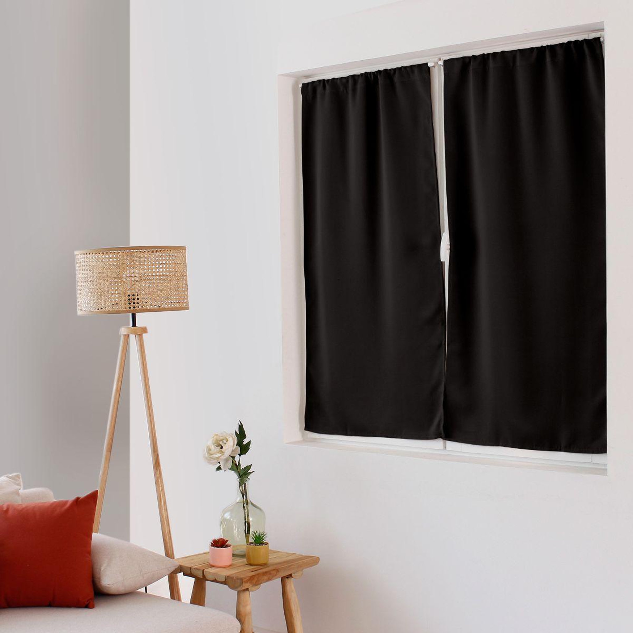 ENJOY HOME Rideau occultant  reglisse  60x120cm noir