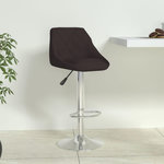 VIDAXL Tabouret de bar Noir Similicuir