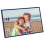 Voir la diapositive 4 : VIDAXL Collage de cadres photo 3 pcs de table Bleu 13x18 cm MDF