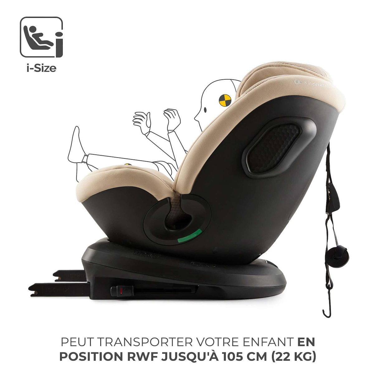 KINDERKRAFT Siege auto xpedition 3 i size pratique confortabl