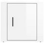Voir la diapositive 5 : VIDAXL Table de chevet Blanc brillant 50x39x47 cm