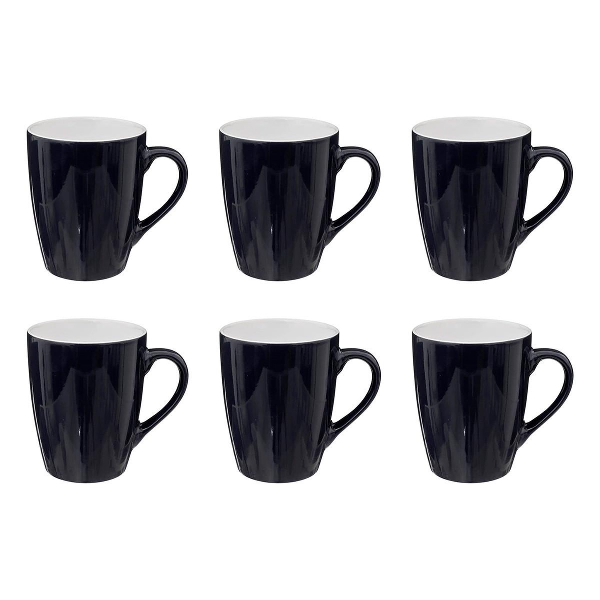 SECRET DE GOURMET Lot de 6 mugs  colorama  38cl bleu
