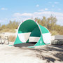 Voir la diapositive 3 : VIDAXL Tente de plage vert d'eau escamotable impermeable