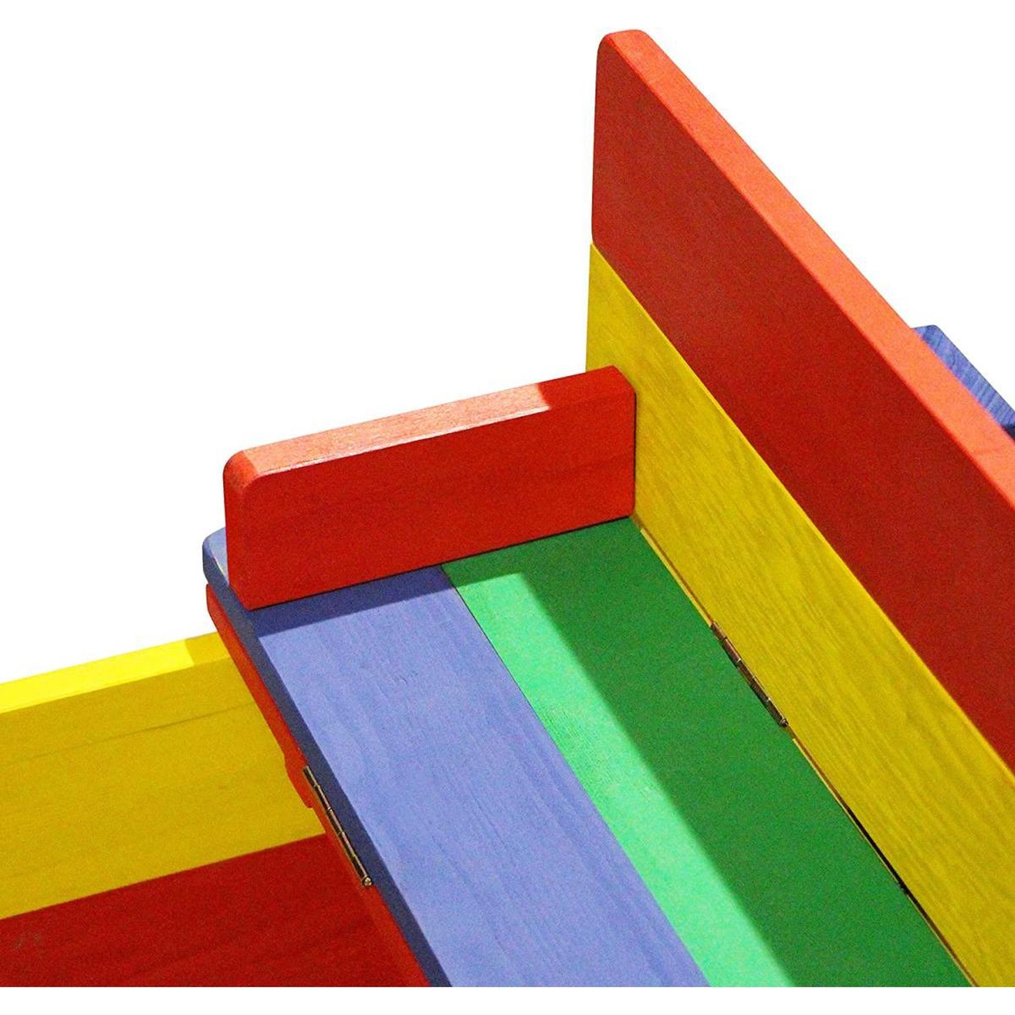 Voir la diapositive 4 : Axi House AXI ELLA Bac a sable avec bancs Arc en ciel 100x95x20cm