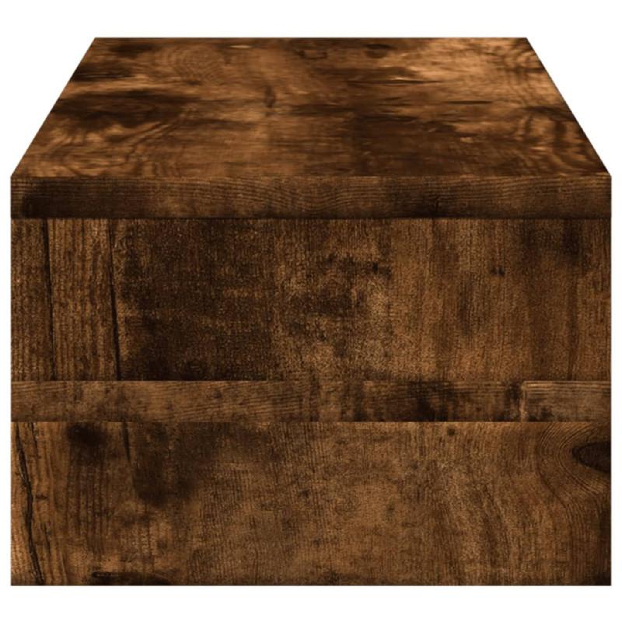 Voir la diapositive 5 : VIDAXL Support de moniteur chêne fumé 54x22x15 cm bois d ingénierie