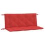 Voir la diapositive 2 : VIDAXL Coussins de banc jardin lot de 2 rouge 120x50x7 cm tissu Oxford