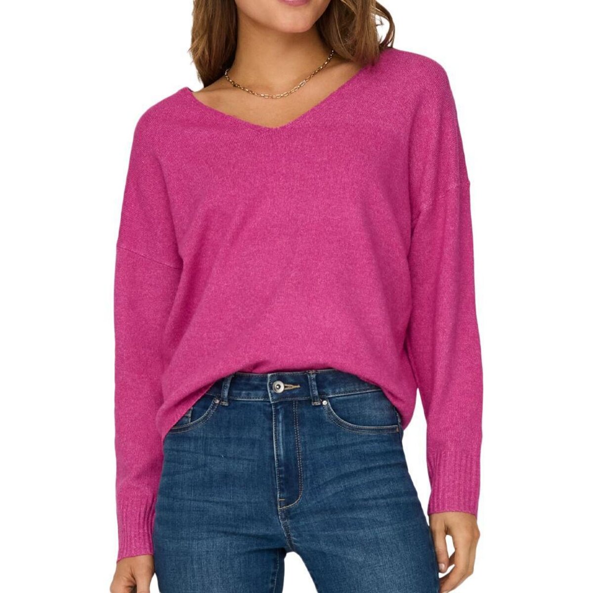 Only Pull  Col V Femme Only Rica