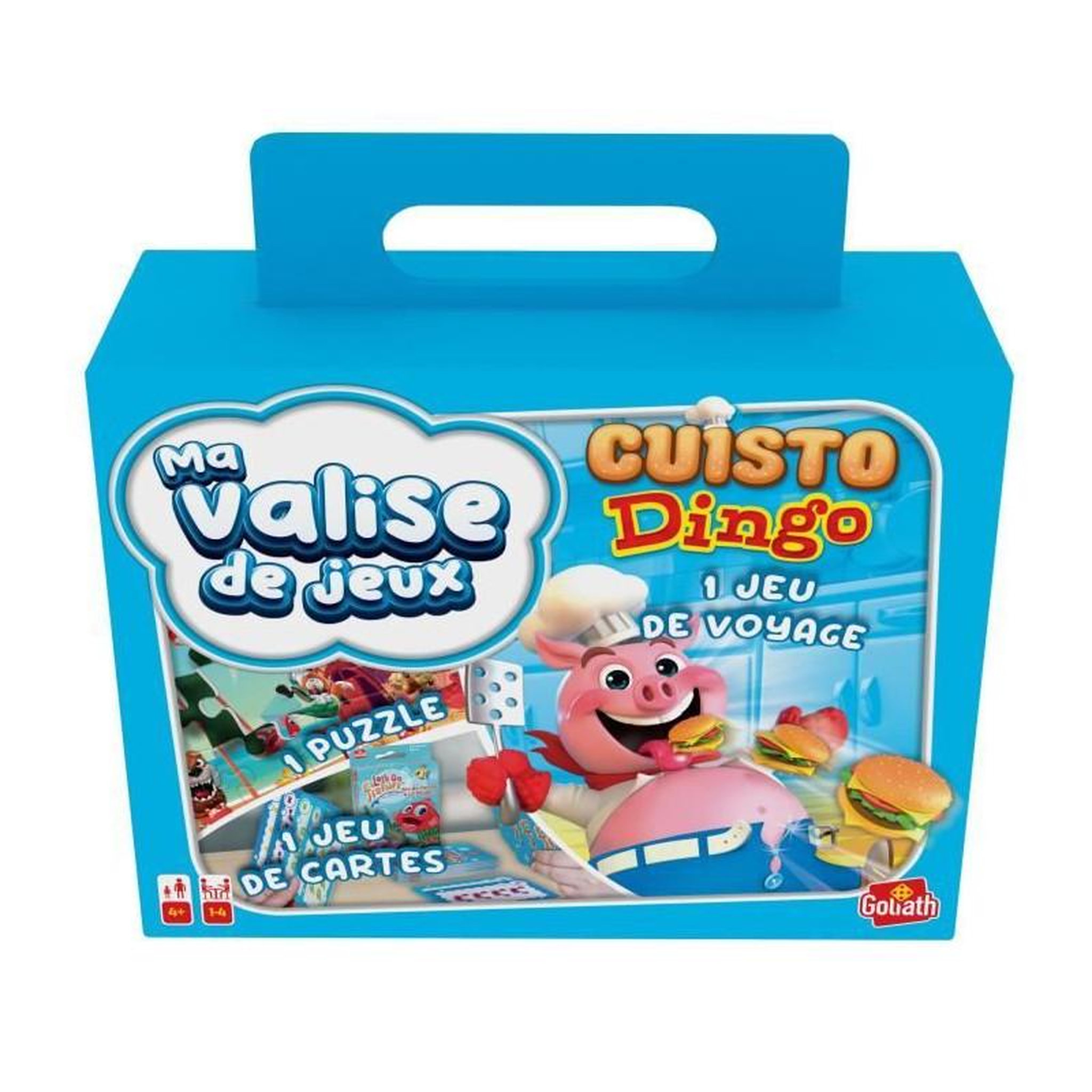 Voir la diapositive 3 : GOLIATH Valisette Multi Jeux 1-Cuisto Dingo Voyage GOLIATH