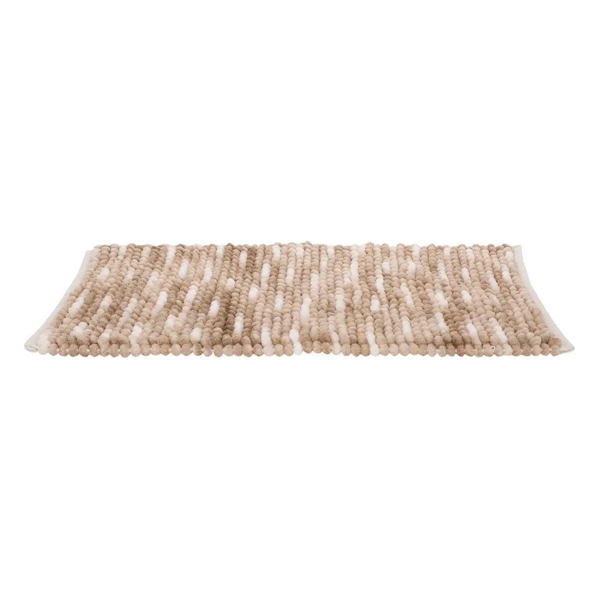 Voir la diapositive 2 : FIVE Tapis de bain en coton  dégradé  50x75cm beige