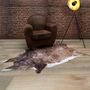 Voir la diapositive 2 : Paris Prix Tapis Peau de Vache  Imitation  120x158cm Marron