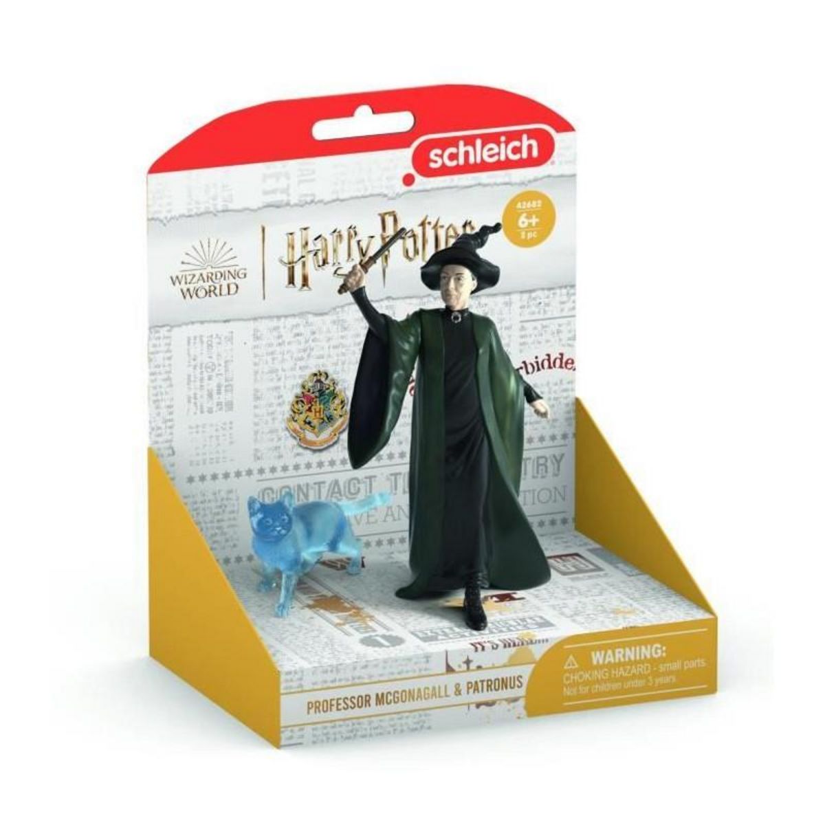 Schleich Figurines Professeur McGonagall et son Patronus, Schleich 42682 Harry Potter, Pour enfant des 6 ans