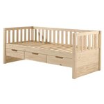 Paris Prix Lit Capitaine Enfant & 3 Tiroirs  Fritz  90x200cm Naturel