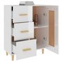 Voir la diapositive 5 : VIDAXL Buffet Blanc brillant 69,5x34x90 cm Bois d'ingenierie