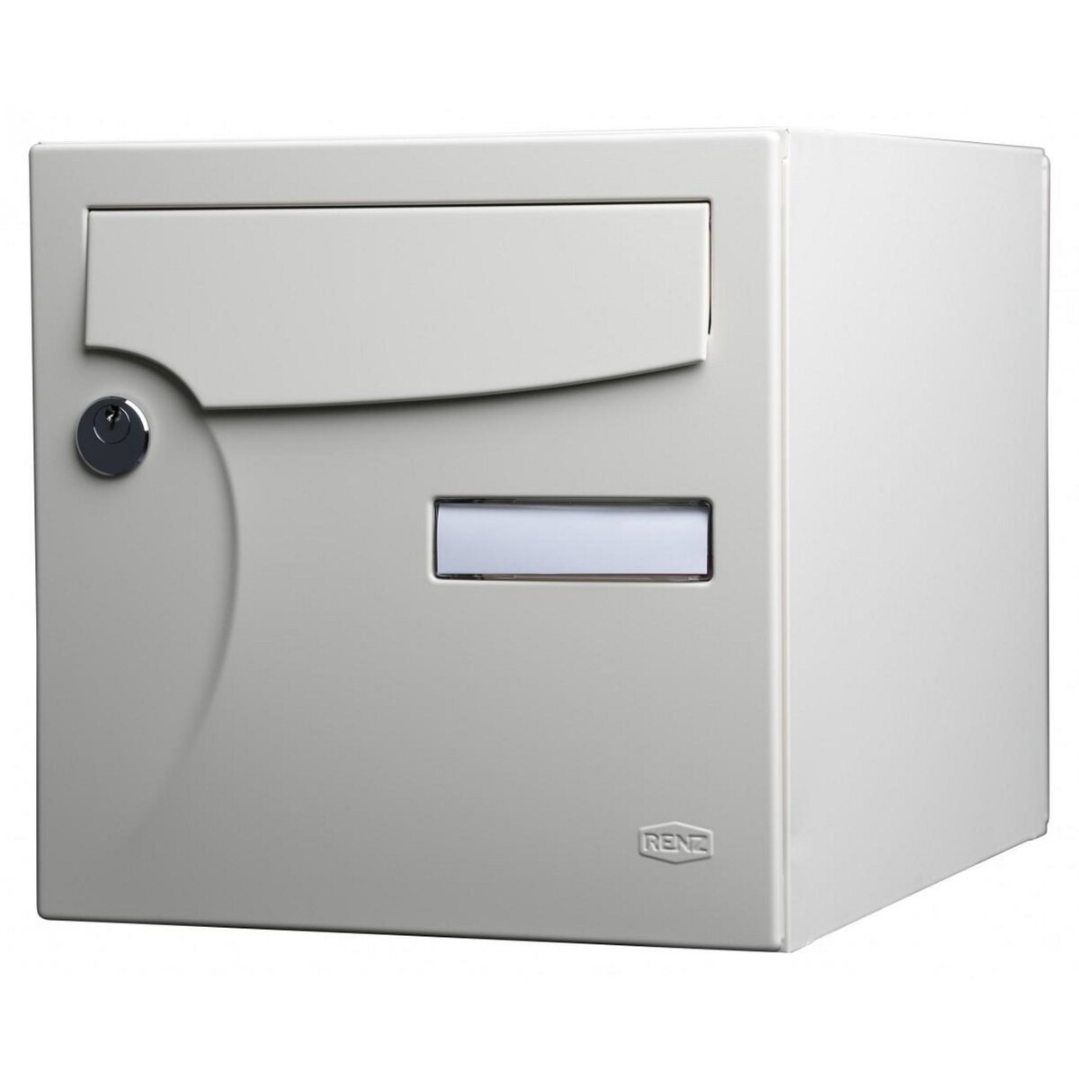 RENZ Boîte aux lettres normalisée 2 portes extérieur RENZ acier ivoire brillant