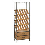 Paris Prix Meuble de Bar 20 Bouteilles  Wine  169cm Naturel