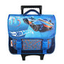 Voir la diapositive 1 : Bagtrotter BAGTROTTER Cartable à roulettes 38 cm Hot Wheels Bleu Voiture