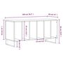 Voir la diapositive 6 : VIDAXL Armoire a disques noir 100x38x48 cm bois d'ingenierie
