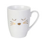 Voir la diapositive 2 : Paris Prix Mug Déco avec Cuillère  Chat  11cm Blanc