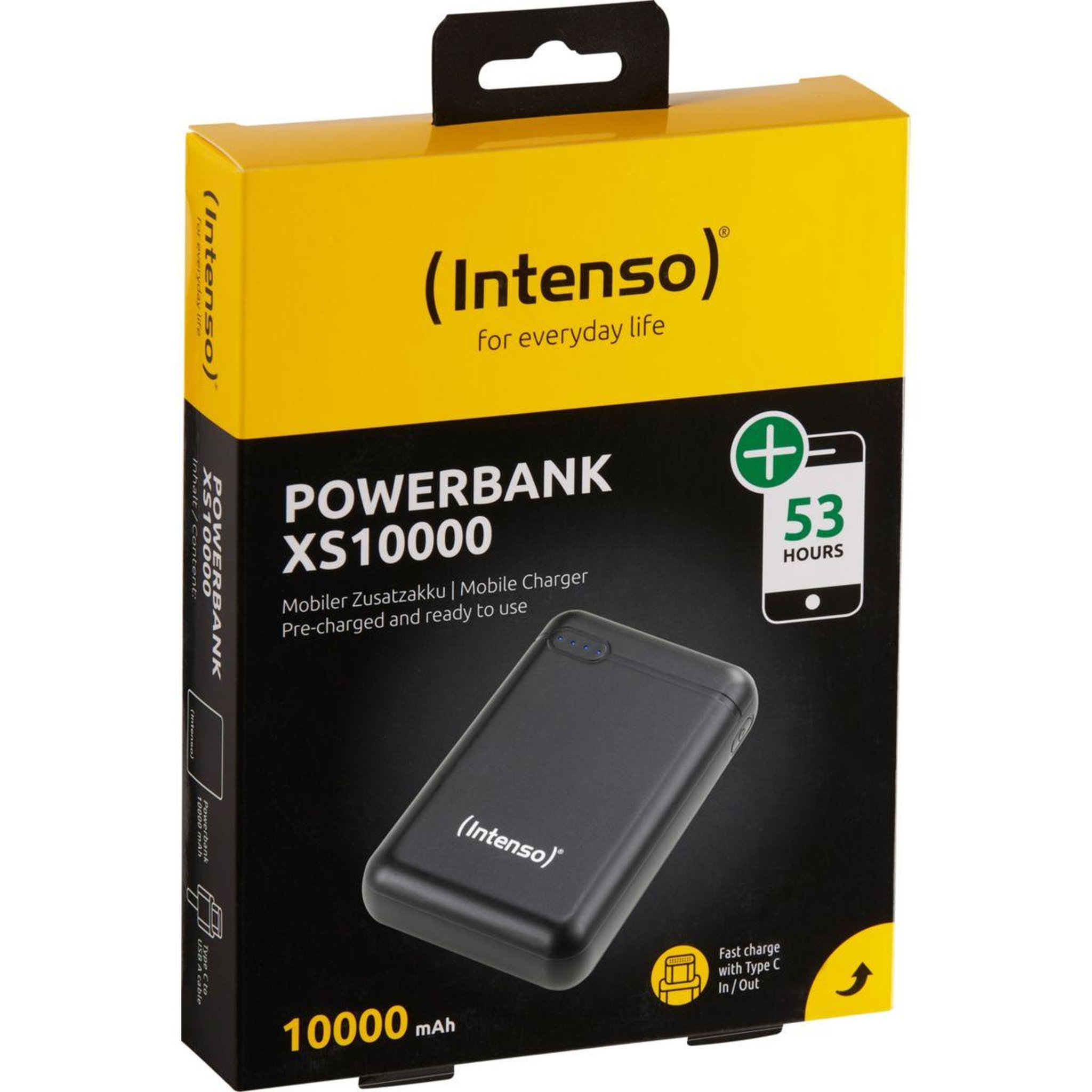 Voir la diapositive 4 : Intenso Batterie externe 10000mAh XS Black