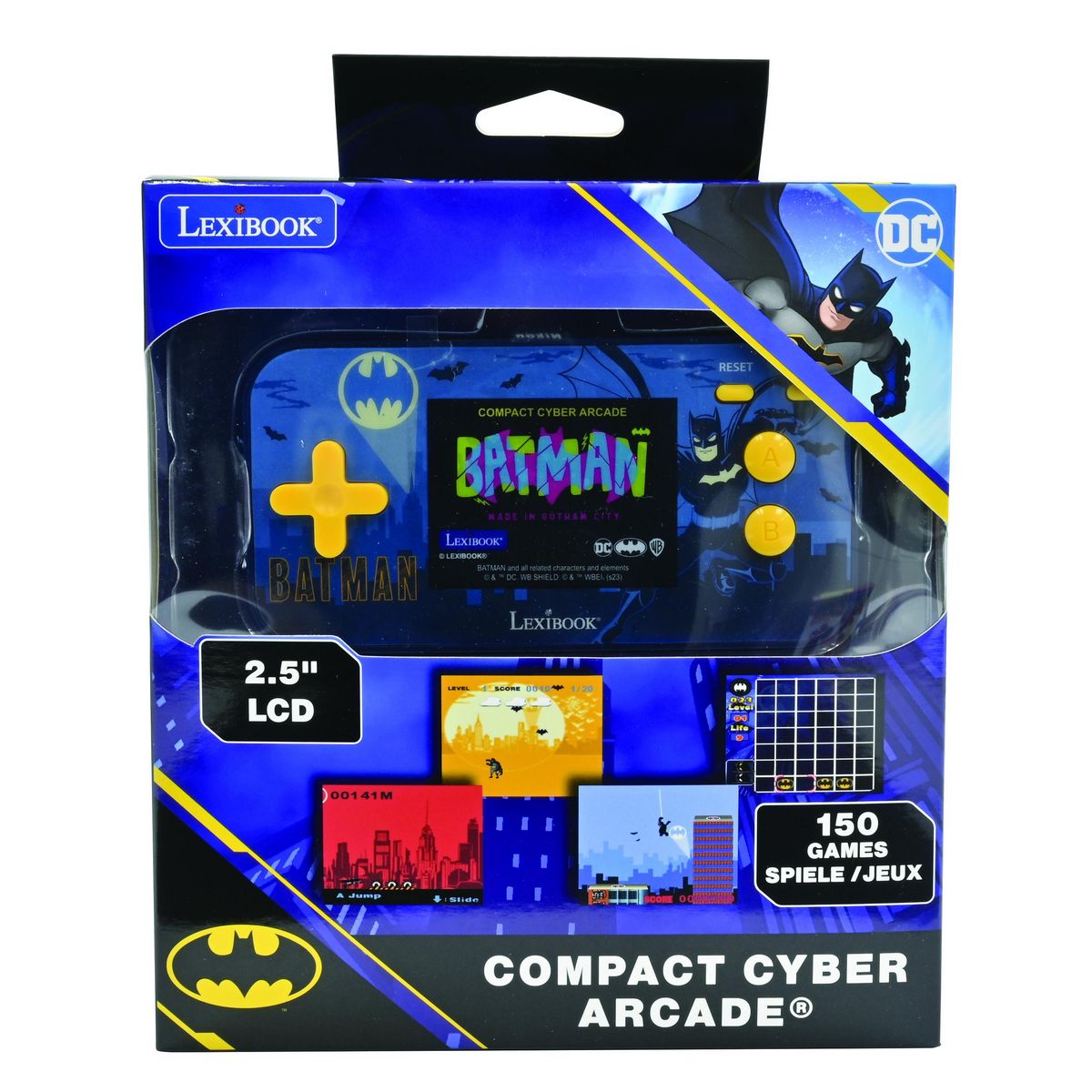 Lexibook Console de jeux portable couleur Batman Cyber Arcade Pocket