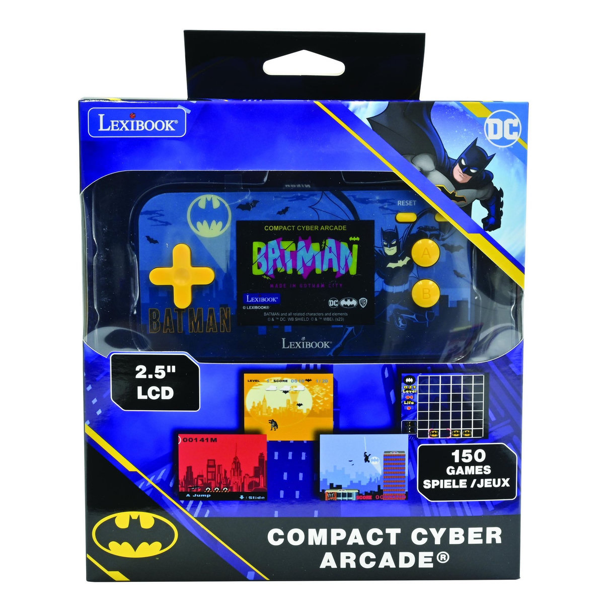 Lexibook Console de jeux portable couleur Batman Cyber Arcade Pocket